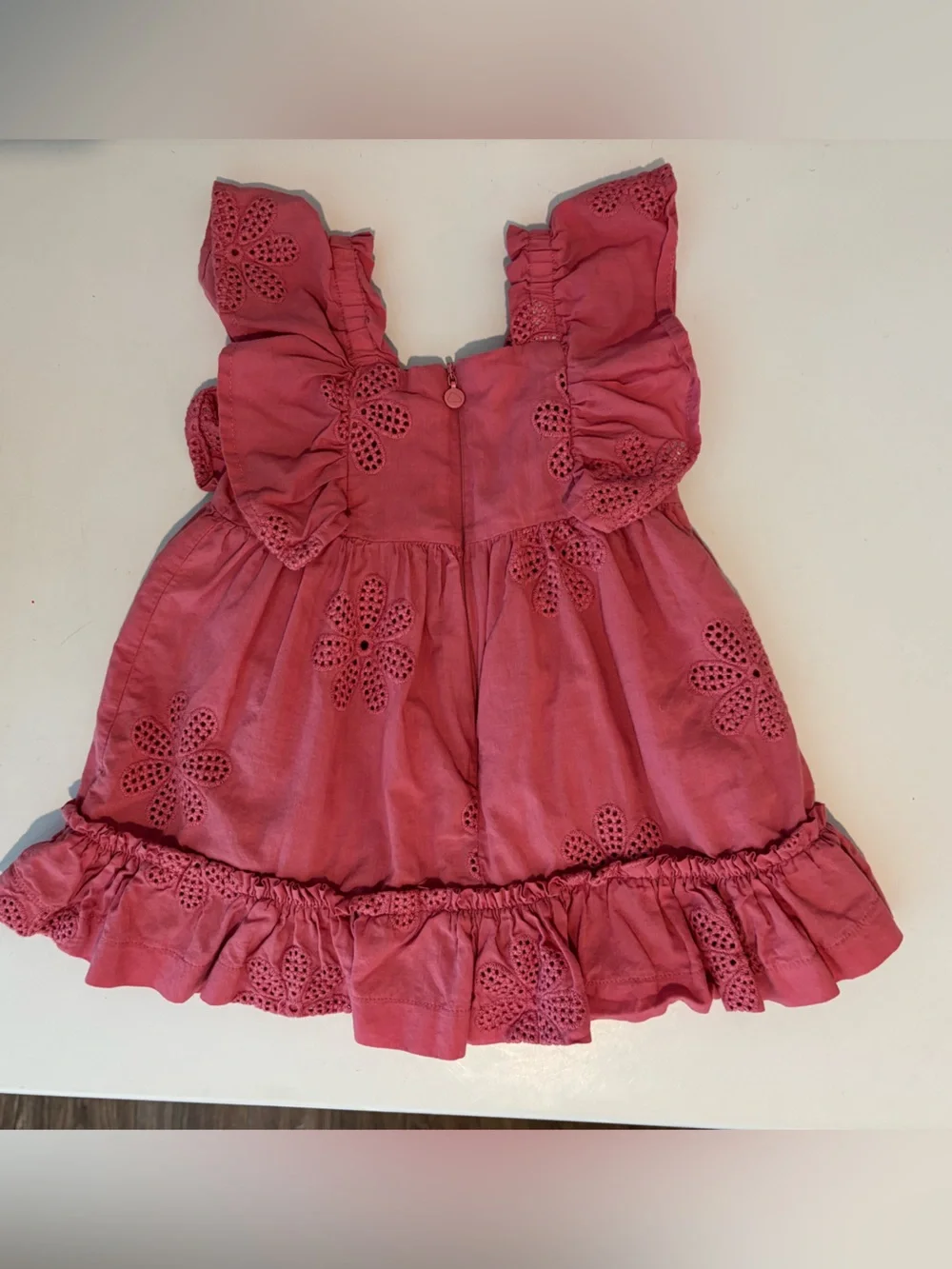 Mayoral Pink Embroidered Dress size 9 months
